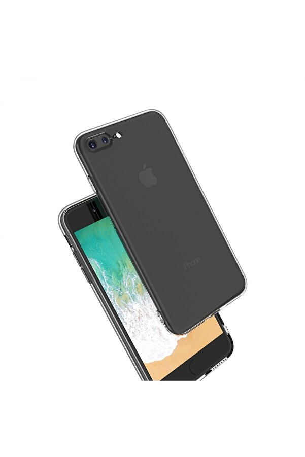 İphone 8 Plus Kılıf Deluxe 2Mm Şeffaf Si̇li̇kon - Dropx1642-4868