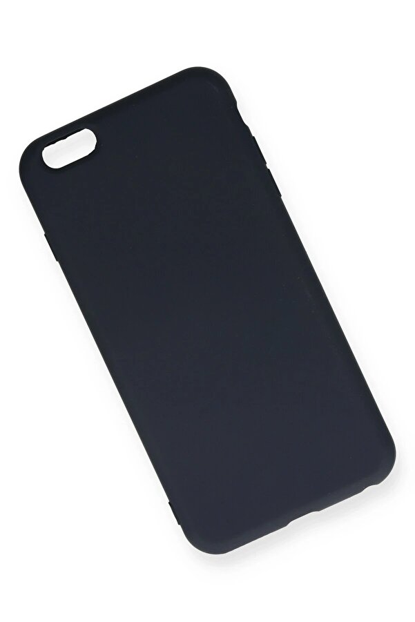 İphone 6 Plus Kılıf Nano İçi̇ Kadi̇fe Si̇li̇kon - Laci̇vert - Dropx8911-1032