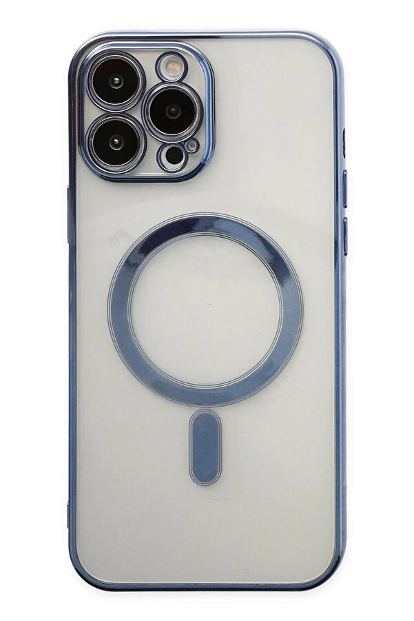 İphone 14 Pro Max Kılıf Magneti̇csafe Lazer Si̇li̇kon - Si̇erra Blue - Dropx4384-1338
