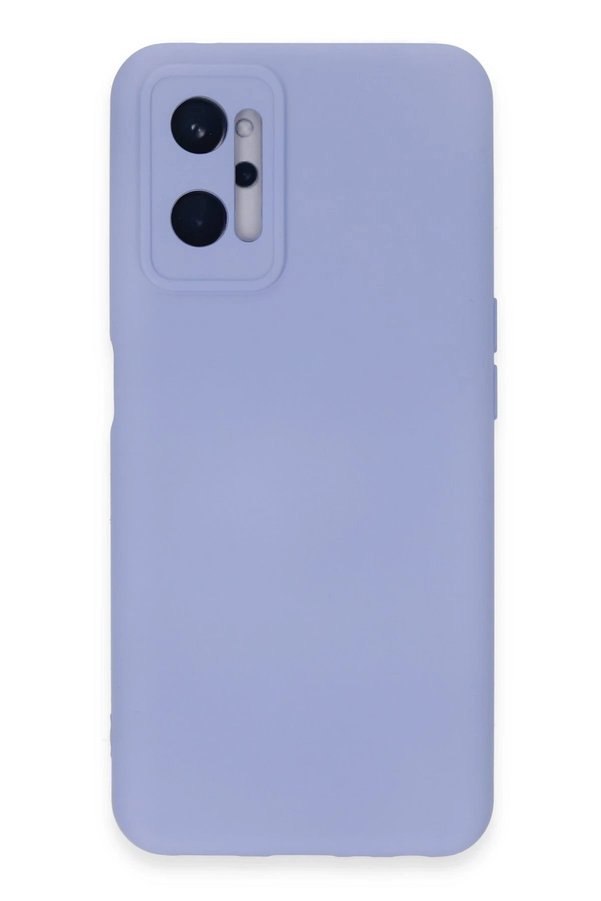 CepteToptan Realme 9i 4G Kılıf Nano içi Kadife Silikon - Lila - DROPX8837-2812