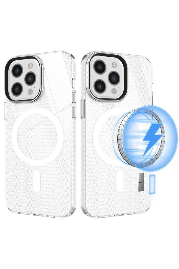 İphone 12 Pro Max Kılıf Beta Magneti̇csafe Si̇li̇kon - Şeffaf - Dropx1940-7291