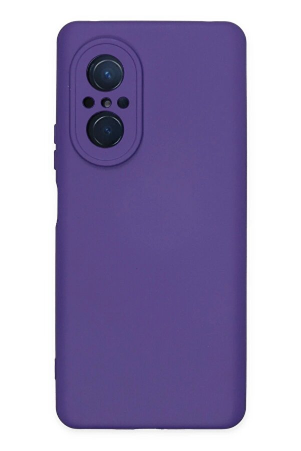 Huawei̇ Nova 9 Se Kılıf Nano İçi̇ Kadi̇fe Si̇li̇kon - Mor - Dropx1690-7365