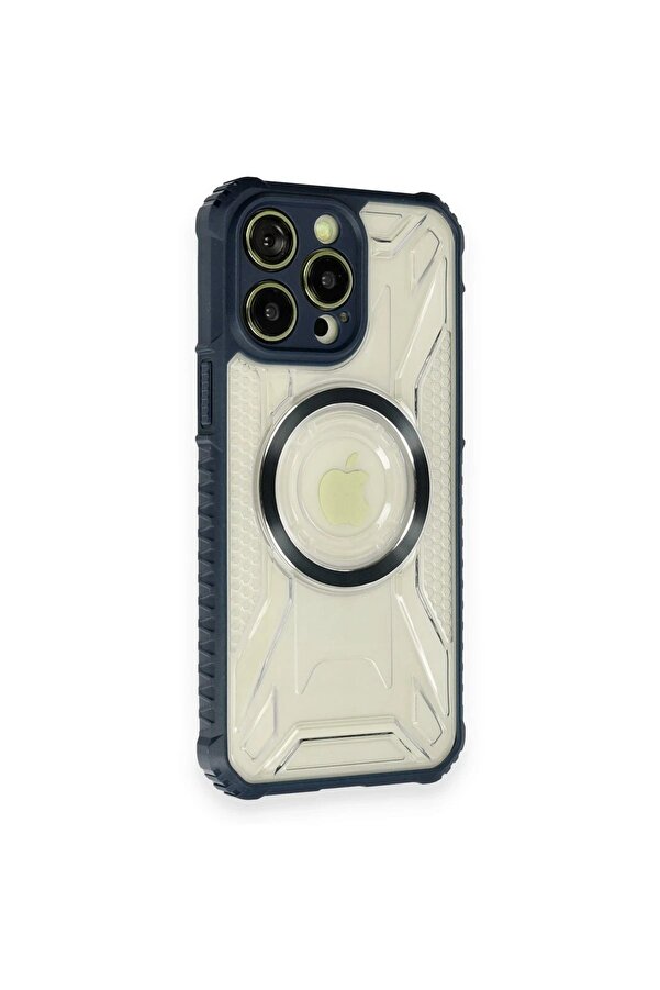 İphone 12 Pro Max Kılıf Prag Magneti̇csafe Kapak - Laci̇vert - Dropx3320-6805