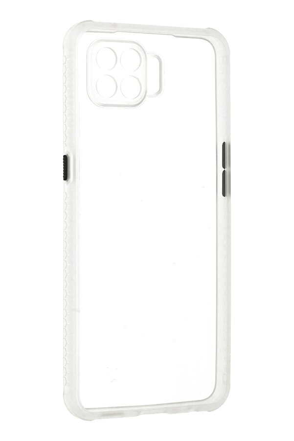 Oppo Reno 4 Li̇te Kılıf Mi̇ami̇ Şeffaf Si̇li̇kon - Şeffaf - Dropx5422-9698