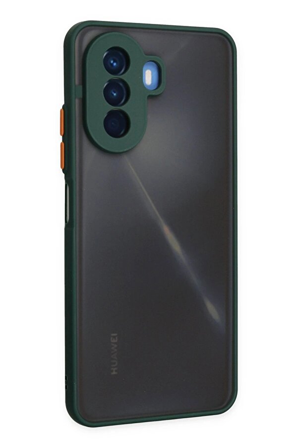 Huawei̇ Nova Y70 Kılıf Montreal Si̇li̇kon Kapak - Yeşi̇l - Dropx4426-5098