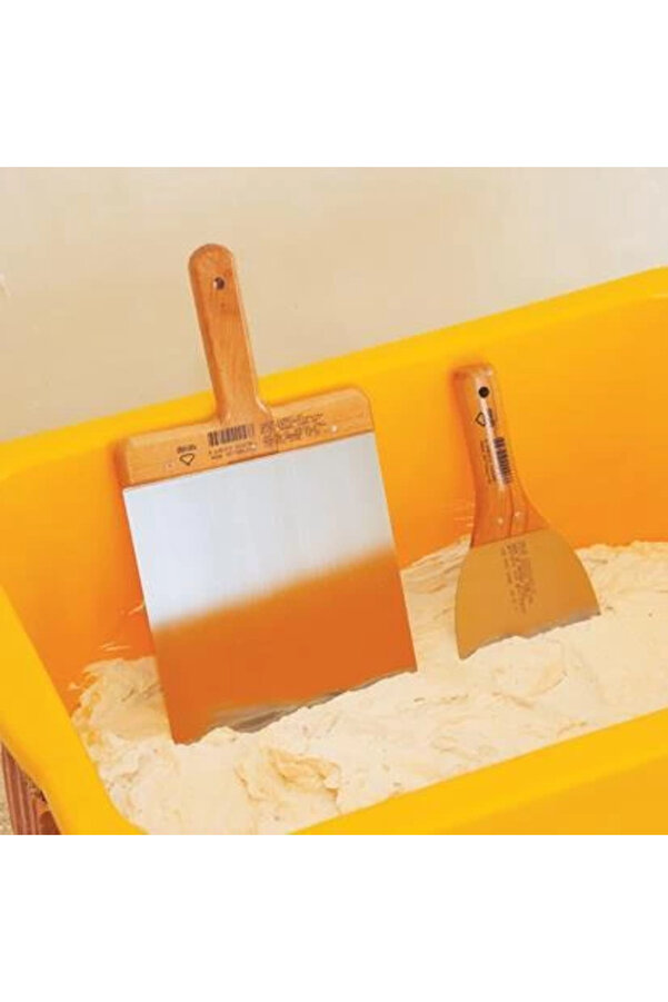Safe Group Mey İthalat® Dekor 001 Macun Ispatulası 6 Cm Ahaşap Saplı
