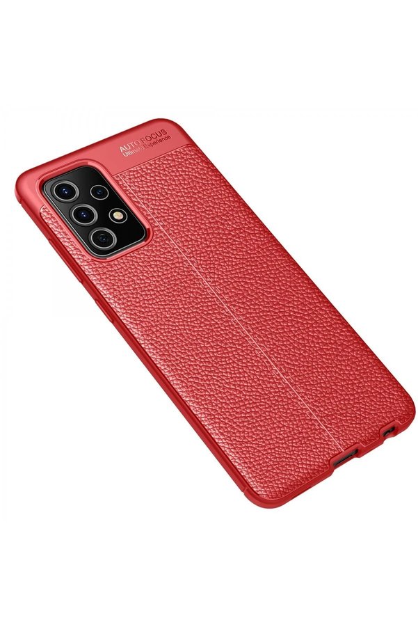 Samsung Galaxy A52 Kılıf Auto Focus Kapak - Kırmızı - Dropx7179-8690