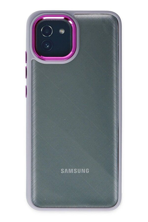 Samsung Galaxy A03 Kılıf Dora Kapak - Li̇la - Dropx3249-4940