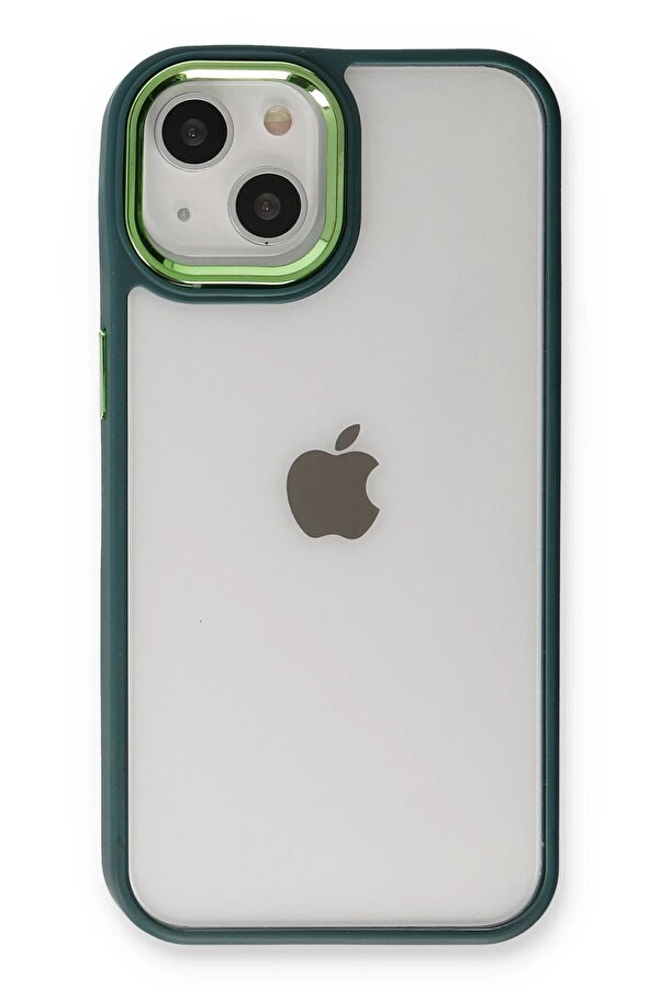 İphone 14 Plus Kılıf Dora Kapak - Haki̇ Yeşi̇l - Dropx1432-3937