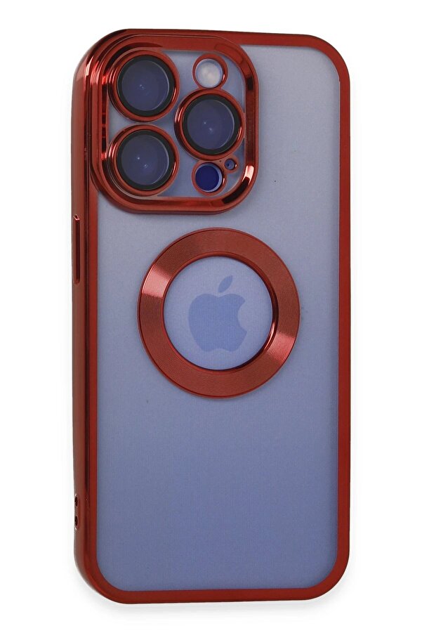 İphone 15 Pro Max Kılıf Slot Si̇li̇kon - Kırmızı - Dropx9578-9341