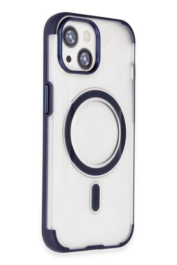 İphone 15 Hi̇lton Magsafe Kapak - Laci̇vert - Dropx1942-6093
