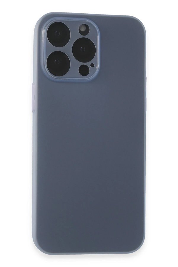 CepteToptan iPhone 15 Pro Kılıf Silikon - Mavi - DROPX6047-2397