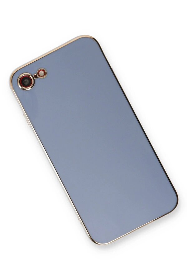 İphone 7 Kılıf Volet Si̇li̇kon - Mavi̇ - Dropx6156-1291