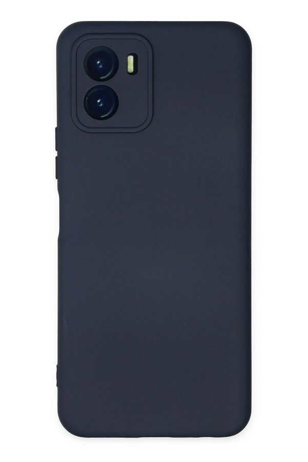 CepteToptan Vivo Y15S Kılıf Nano içi Kadife Silikon - Lacivert - DROPX9972-1380