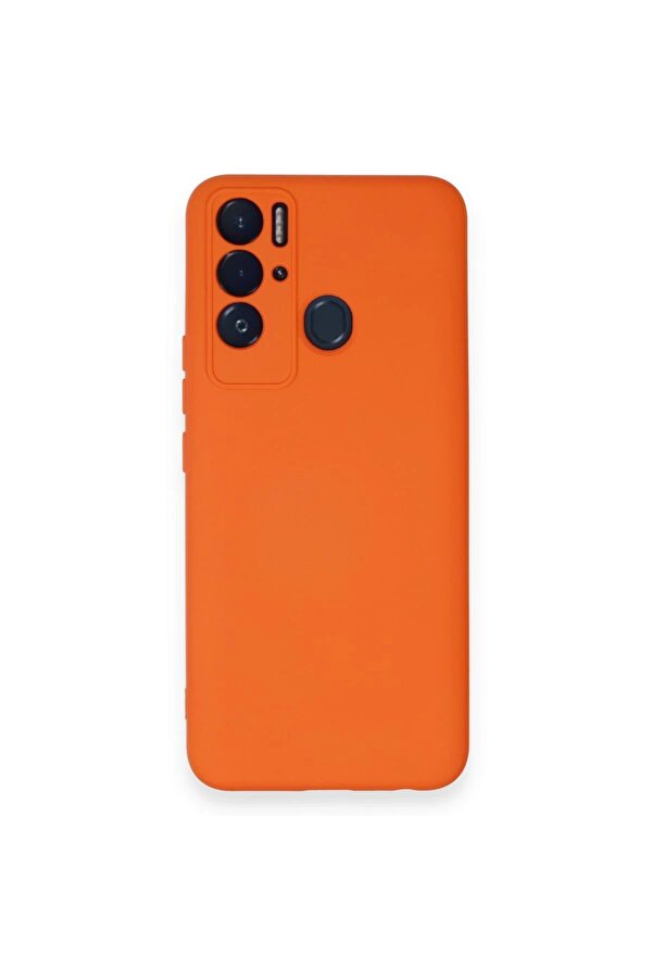 Tecno Pova Neo Kılıf Nano İçi̇ Kadi̇fe Si̇li̇kon - Turuncu - Dropx3119-4927