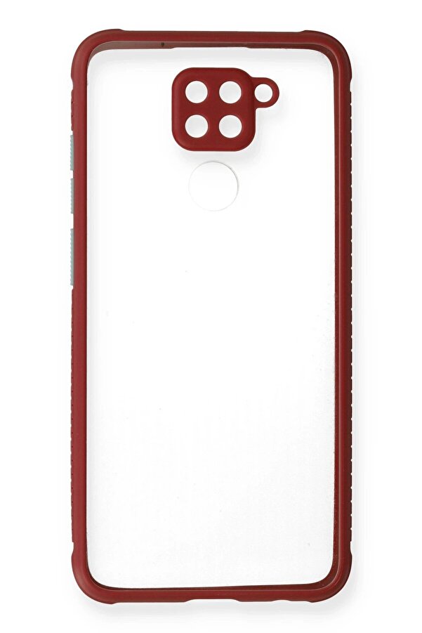 Xi̇aomi̇ Redmi̇ Note 9 Kılıf Mi̇ami̇ Şeffaf Si̇li̇kon - Fuşya - Dropx2891-4512