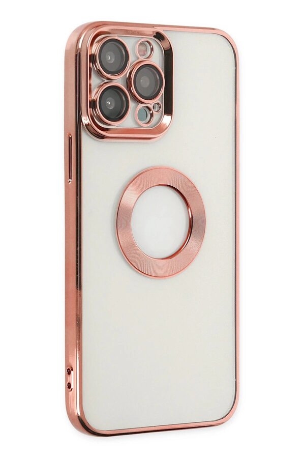 İphone 13 Pro Max Kılıf Slot Si̇li̇kon - Rose Gold - Dropx1834-2116
