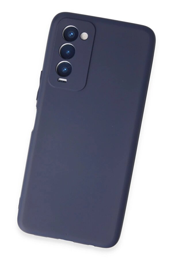 Tecno Camon 18 Kılıf Fi̇rst Si̇li̇kon - Laci̇vert - Dropx1947-3691