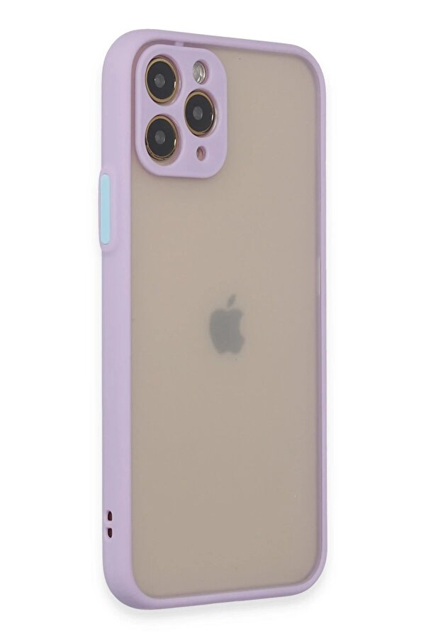 İphone 11 Pro Kılıf Montreal Si̇li̇kon Kapak - Mor - Dropx6593-3646
