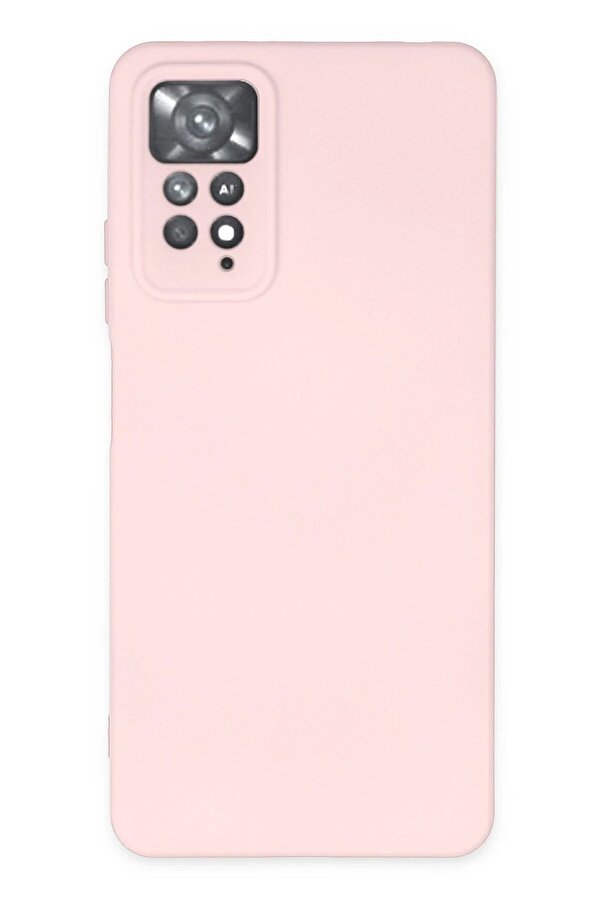 Xi̇aomi̇ Redmi̇ Note 11 Pro Kılıf Nano İçi̇ Kadi̇fe Si̇li̇kon - Pudra - Dropx1645-1399