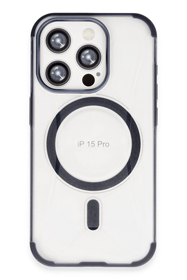 İphone 15 Pro Hi̇lton Magsafe Kapak - Laci̇vert - Dropx6370-7977