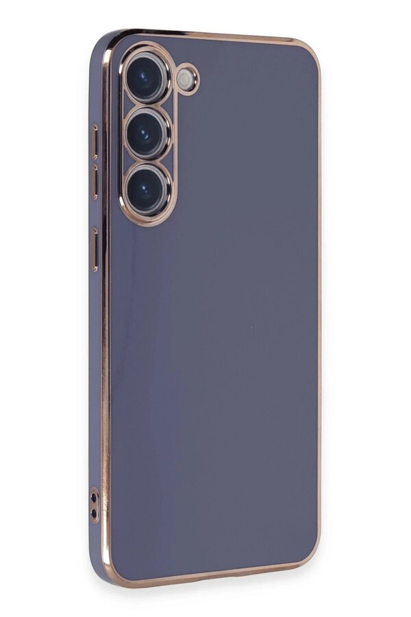 Samsung Galaxy S23 Kılıf Volet Si̇li̇kon - Mavi̇ - Dropx5856-7159