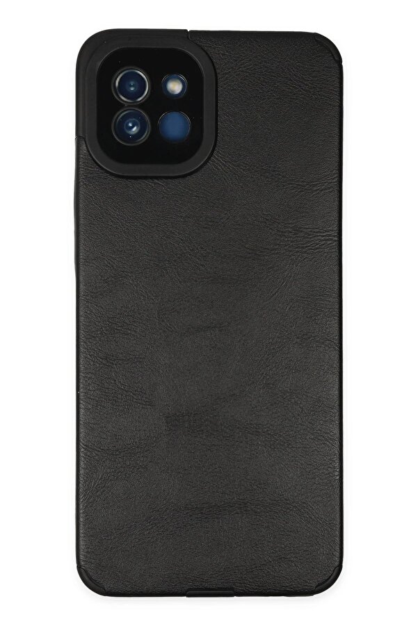 Samsung Galaxy A03 Kılıf Loop Deri̇ Si̇li̇kon - Si̇yah - Dropx5359-6606