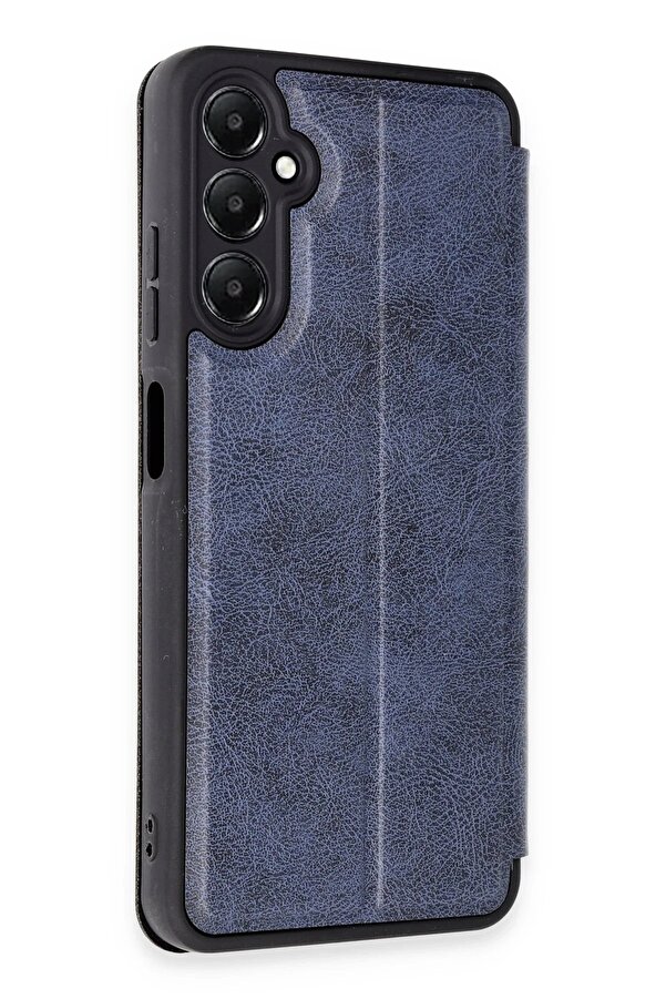 Samsung Galaxy A15 4G Kılıf Fli̇p Cover - Laci̇vert - Dropx9277-3752