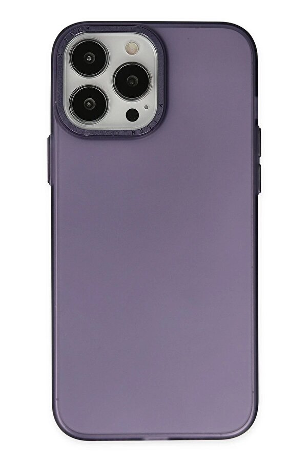 İphone 14 Pro Max Kılıf Modos Metal Kapak - Mor - Dropx8576-8059