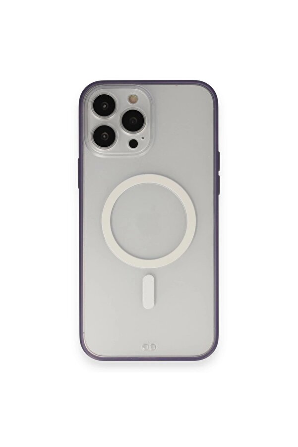 İphone 14 Pro Max Kılıf Grand Magneti̇csafe Kapak - Mor - Dropx1732-8470