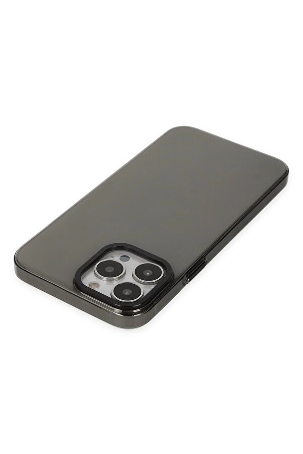 İphone 13 Pro Kılıf Anka Pc Sert Metal Kapak - Si̇yah - Dropx8490-3849