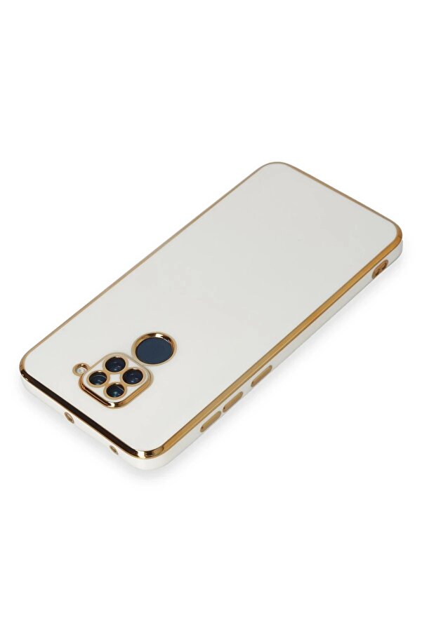 Xi̇aomi̇ Redmi̇ Note 9 Kılıf Volet Si̇li̇kon - Beyaz - Dropx3676-6619