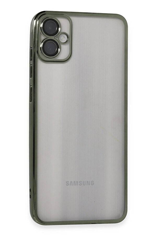 Samsung Galaxy A05 Kılıf Lensli̇ Si̇li̇kon - Yeşi̇l - Dropx8585-9672