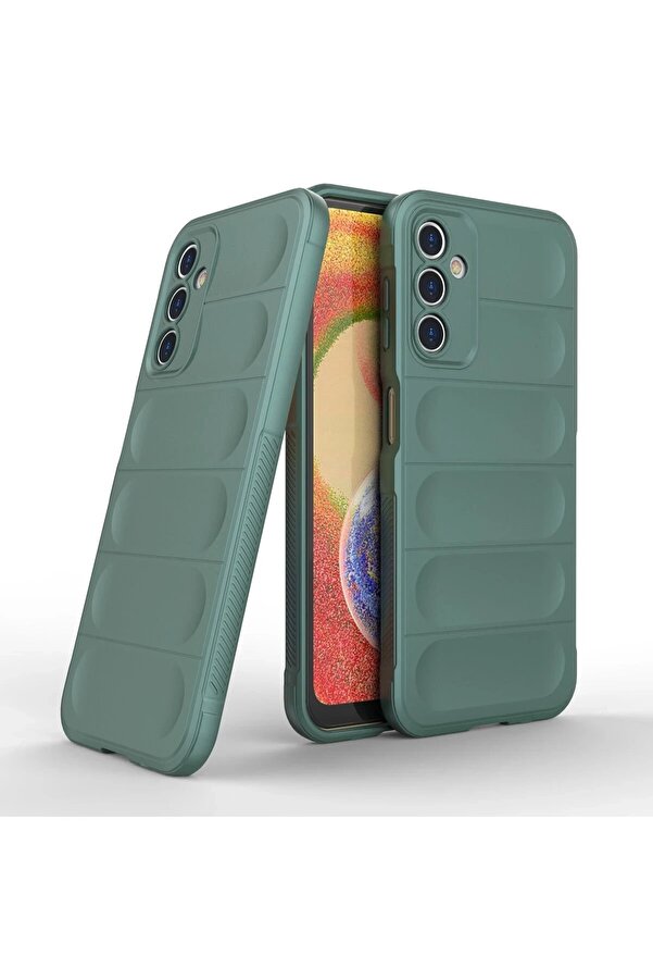 Samsung Galaxy A14 4G Kılıf Opti̇mum Si̇li̇kon - Koyu Yeşi̇l - Dropx2698-2184