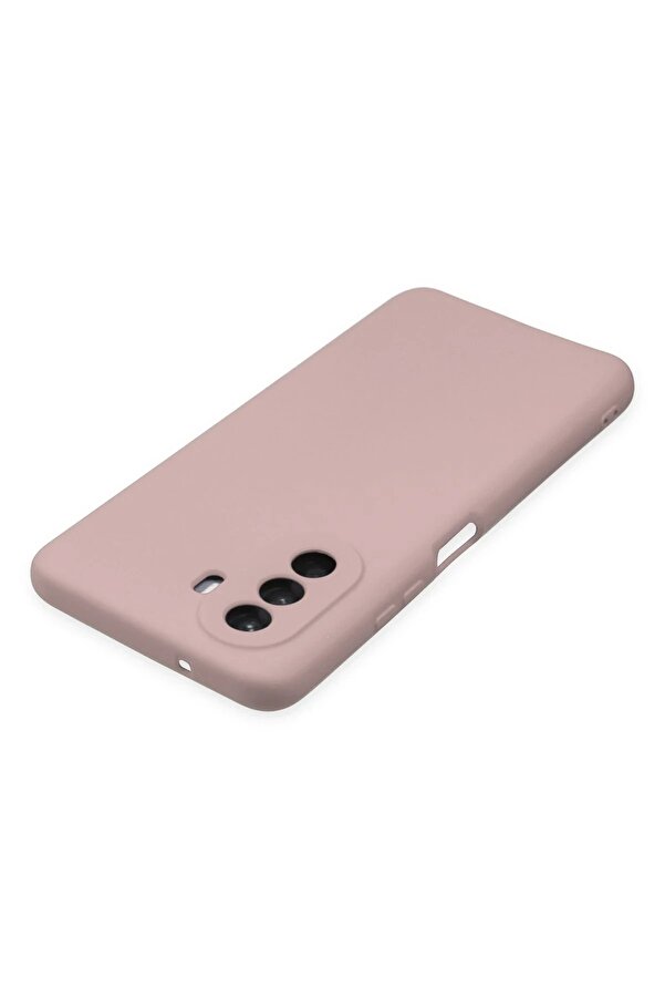 Huawei̇ Nova Y70 Kılıf Nano İçi̇ Kadi̇fe Si̇li̇kon - Pudra - Dropx1283-9939