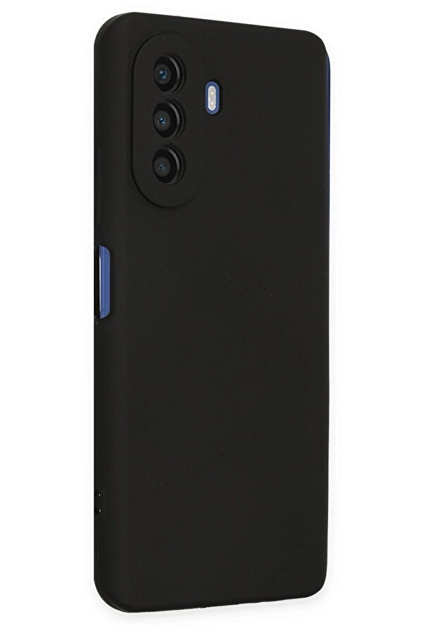 Huawei̇ Nova Y70 Kılıf Fi̇rst Si̇li̇kon - Si̇yah - Dropx2988-1011