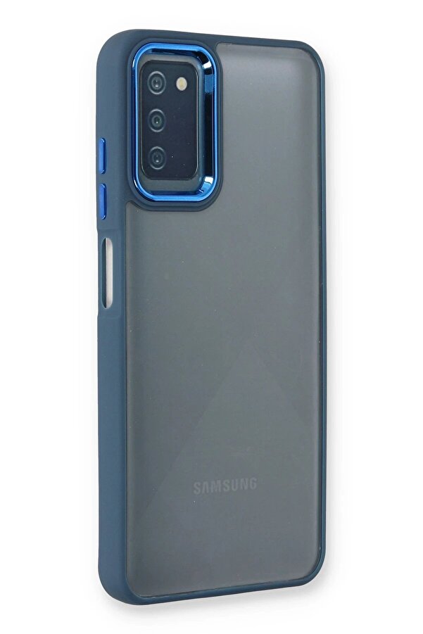 Samsung Galaxy A03S Kılıf Dora Kapak - Mavi̇ - Dropx6654-6936