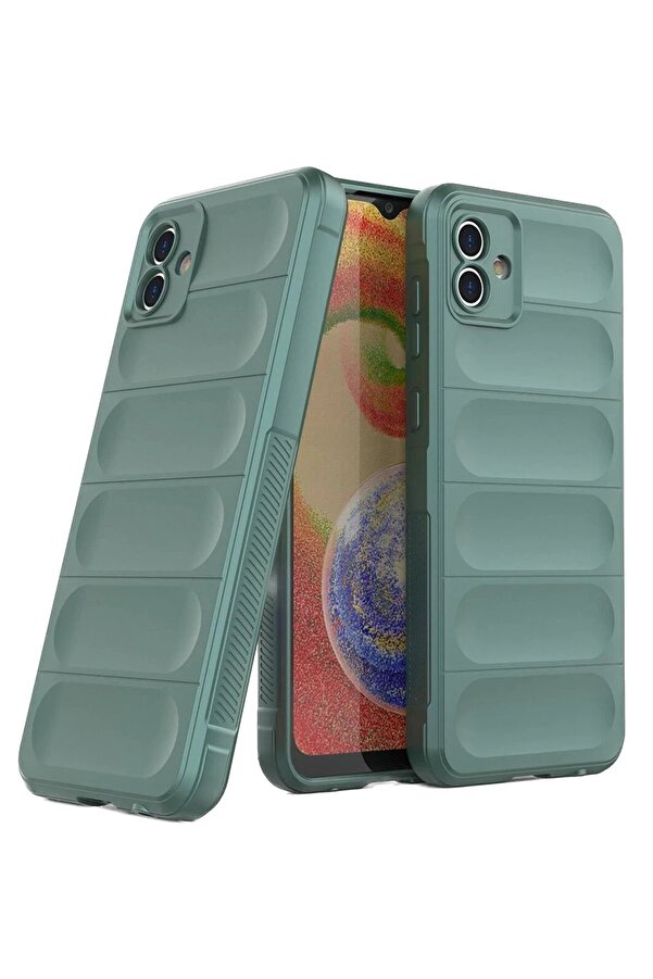 Samsung Galaxy A05 Kılıf Opti̇mum Si̇li̇kon - Koyu Yeşi̇l - Dropx9864-5386