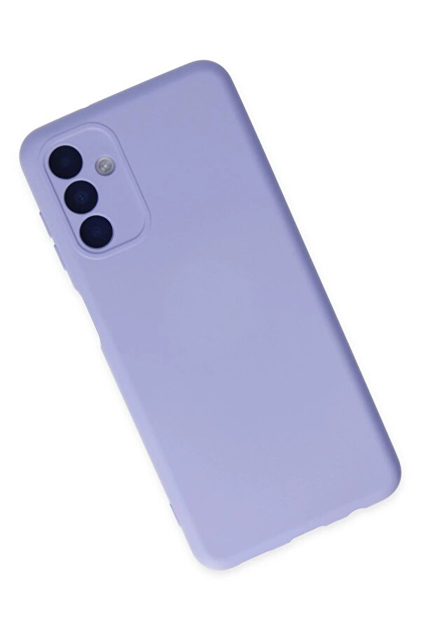 Samsung Galaxy A04S Kılıf Nano İçi̇ Kadi̇fe Si̇li̇kon - Li̇la - Dropx6901-3857