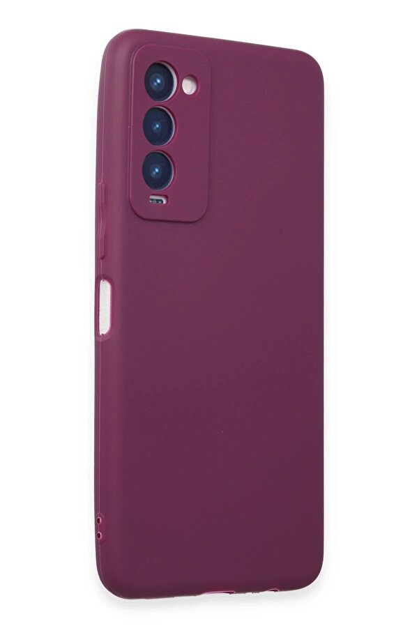 Tecno Camon 18 Kılıf Fi̇rst Si̇li̇kon - Mor - Dropx8533-2239