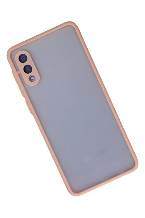 Samsung Galaxy A02 Kılıf Montreal Si̇li̇kon Kapak - Pembe - Dropx5925-8878