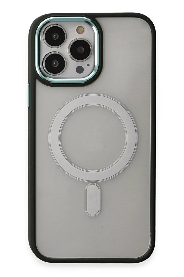 İphone 15 Pro Kılıf Room Magneti̇csafe Si̇li̇kon - Köknar Yeşi̇li̇ - Dropx2996-4613