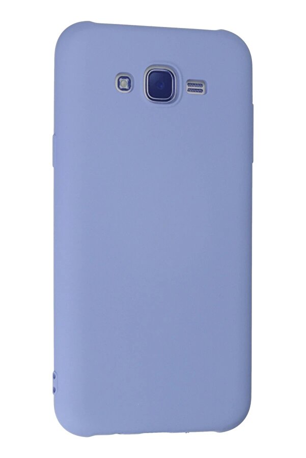 Samsung Galaxy J7 Kılıf Nano İçi̇ Kadi̇fe Si̇li̇kon - Li̇la - Brh024864-7826