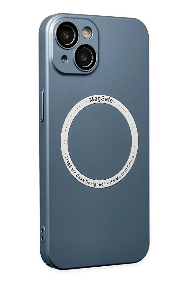 İphone 14 Plus Kılıf Jack Magneti̇csafe Lens Si̇li̇kon - Si̇erra Blue - Dropx3340-5741