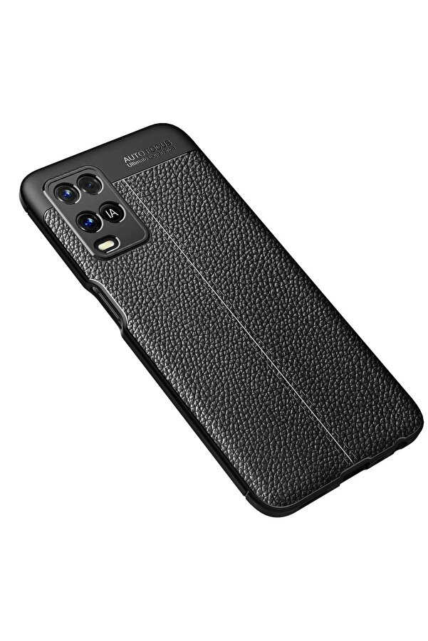 Oppo A54 4G Kılıf Auto Focus Kapak - Si̇yah - Dropx7032-5059