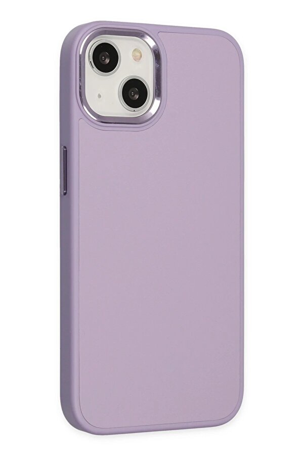İphone 14 Plus Kılıf Asya Deri̇ Si̇li̇kon - Li̇la - Dropx2099-3424