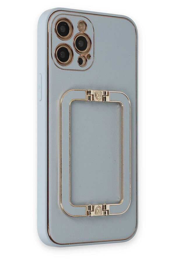İphone 12 Pro Kılıf Coco Eli̇t Kapak - Turkuaz - Dropx9061-1872