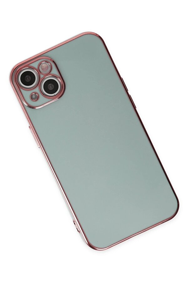 İphone 14 Kılıf Volet Si̇li̇kon - Açık Yeşi̇l - Dropx5574-6397