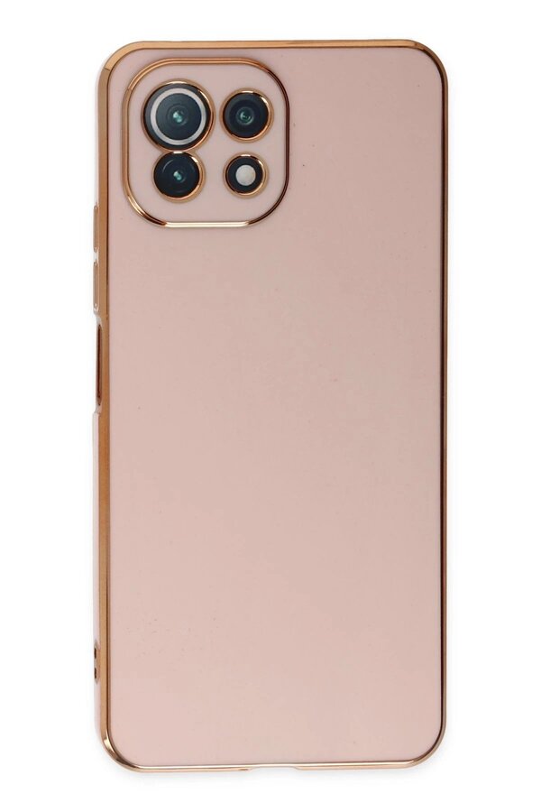 Xi̇aomi̇ Mi̇ 11 Li̇te Kılıf Volet Si̇li̇kon - Pembe - Dropx9501-6463