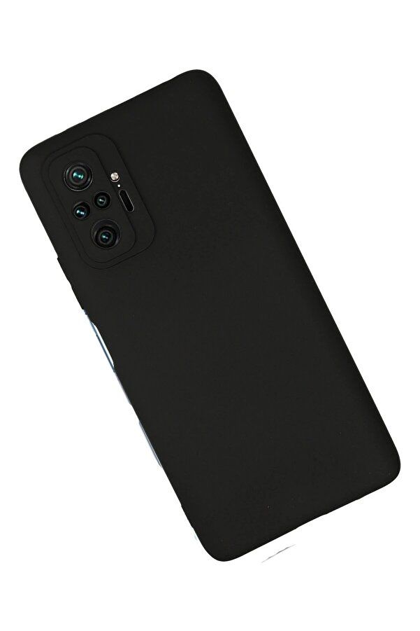 Xi̇aomi̇ Redmi̇ Note 10 Pro Kılıf Fi̇rst Si̇li̇kon - Si̇yah - Dropx1705-4389